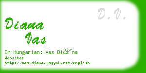 diana vas business card